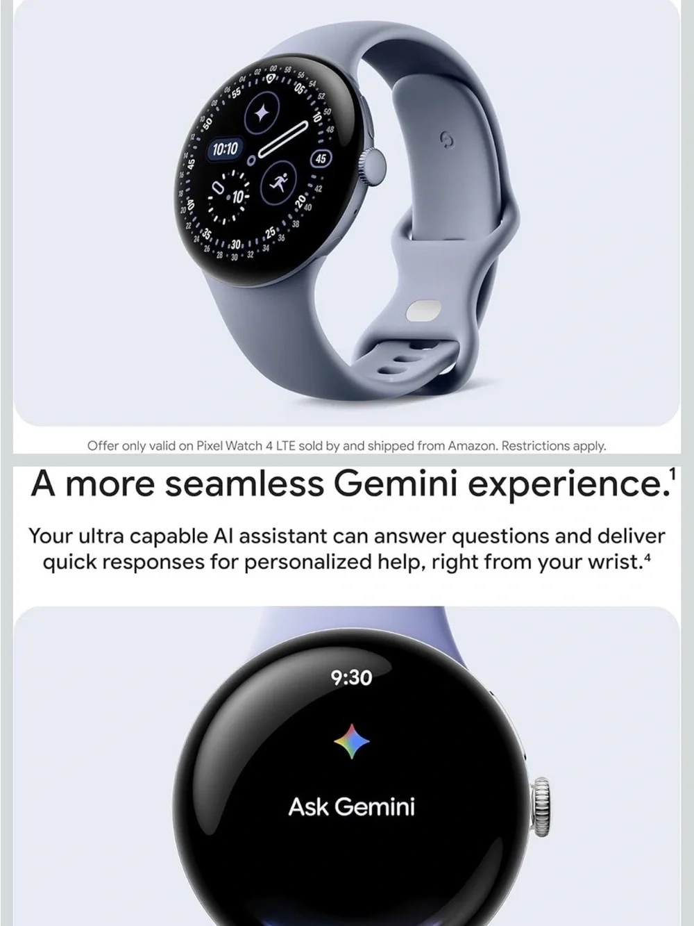 Google Pixel Watch - Black Round Smartwatch with Black Band (Boxed Image)